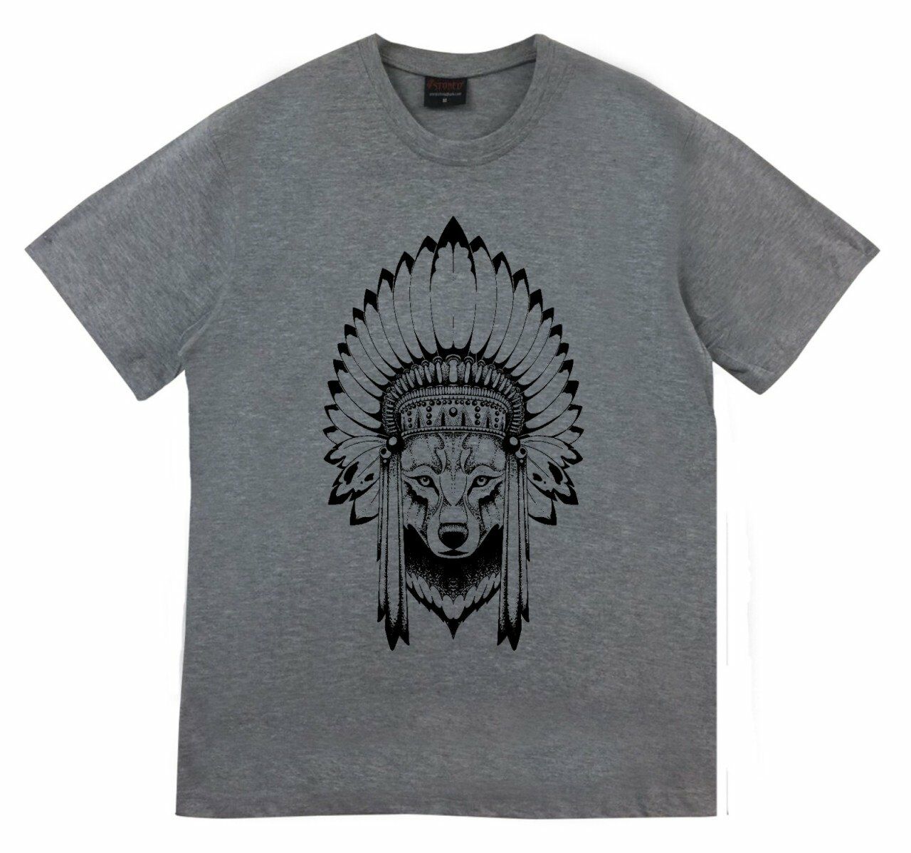 Kızılderili Baskılı T-shirt