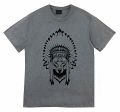 Kızılderili Baskılı T-shirt