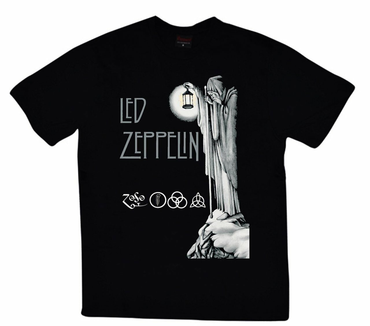 Led Zeppelin Baskılı T-shirt