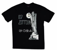 Led Zeppelin Baskılı T-shirt