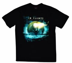 In Flames Baskılı T-shirt