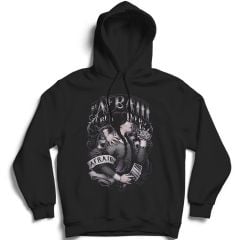 Wednesday Baskılı Özel Tasarım Unısex Kapşonlu Sweatshirt