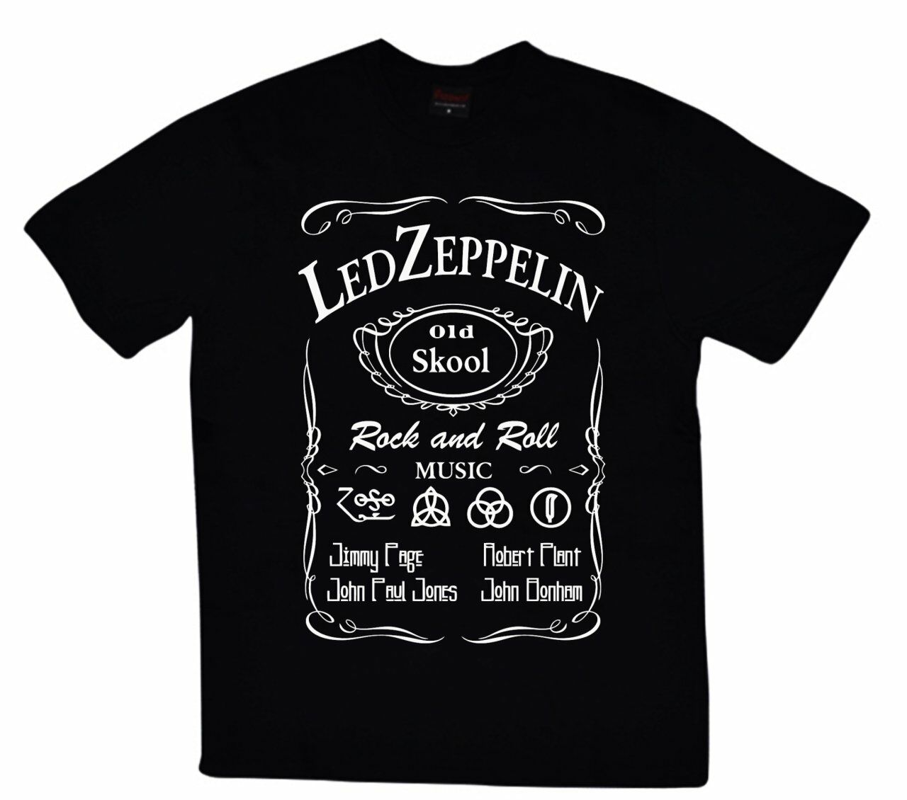 Led Zeppelin Baskılı T-shirt
