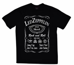 Led Zeppelin Baskılı T-shirt