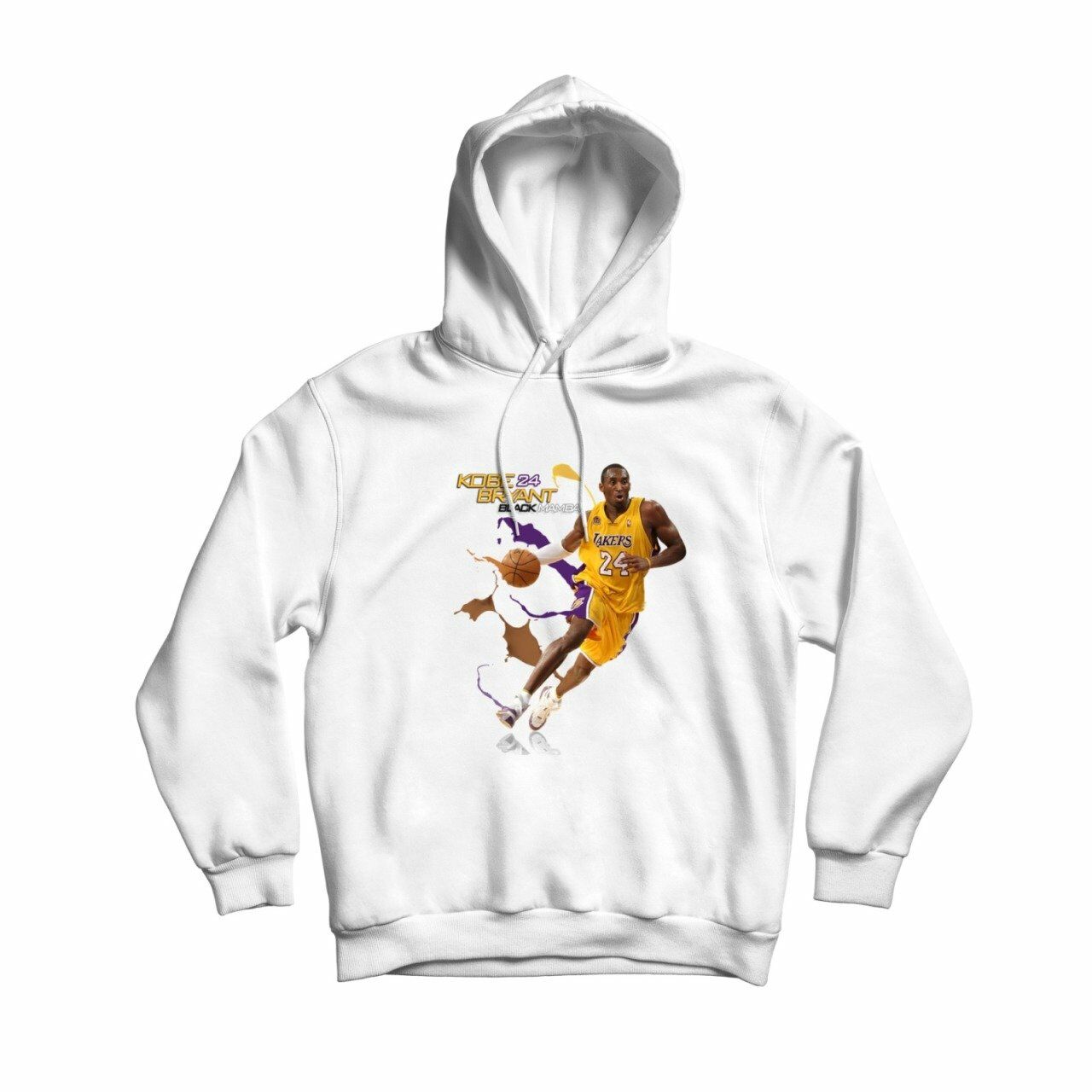 Kobe Bryant Baskılı Kapşonlu Sweatshirt