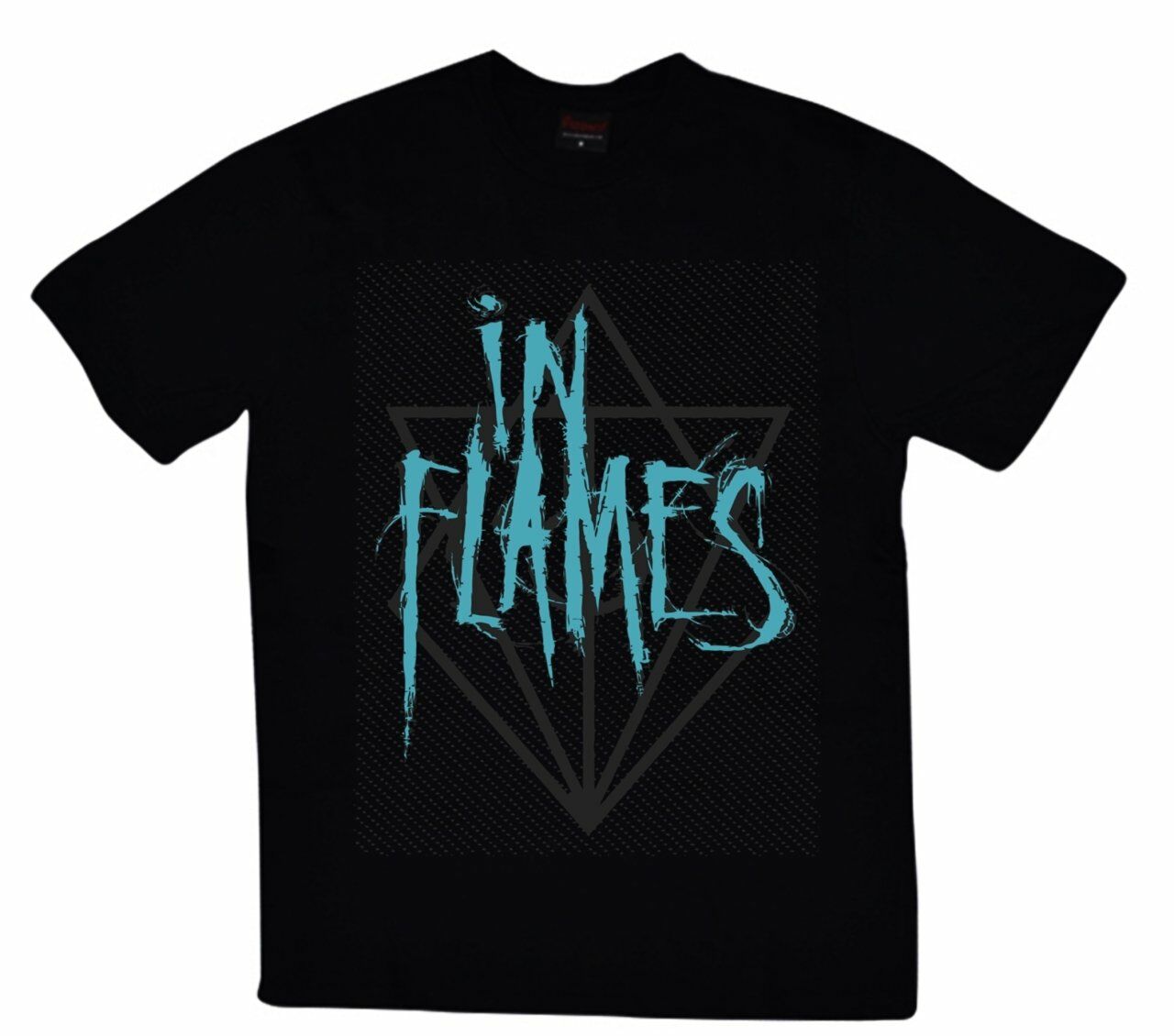 In Flames Baskılı T-shirt