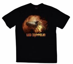 Led Zeppelin Baskılı T-shirt