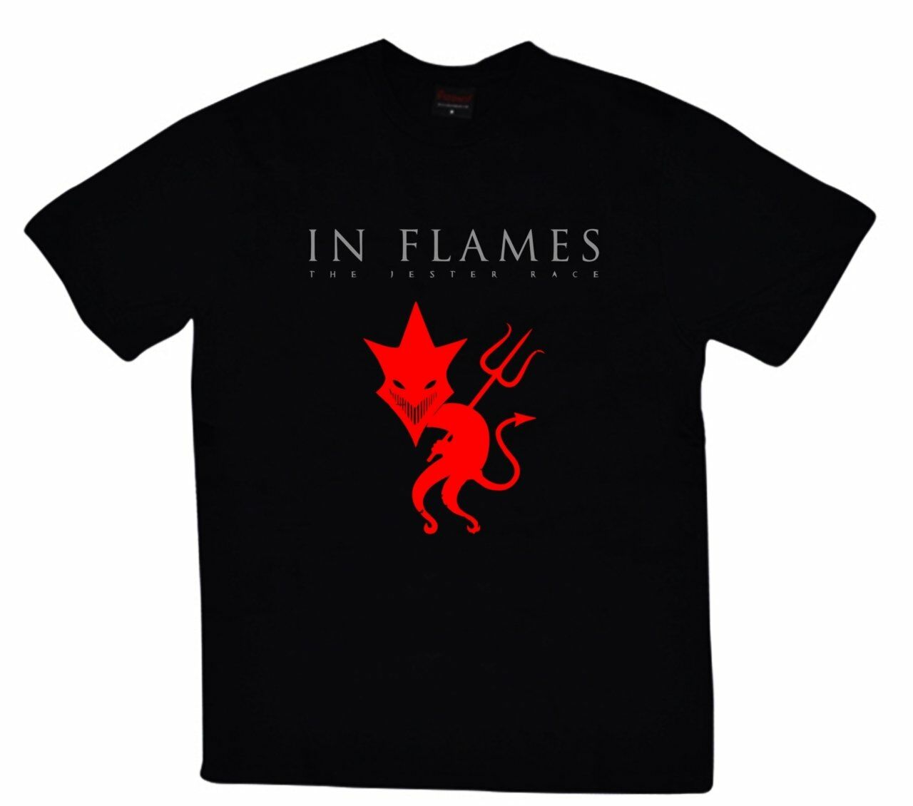 In Flames Baskılı T-shirt