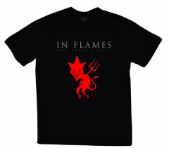 In Flames Baskılı T-shirt