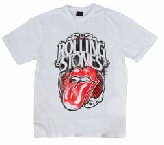 The Rolling Stones Baskılı T-shirt