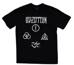 Led Zeppelin Baskılı T-shirt