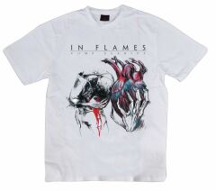 In Flames Baskılı T-shirt