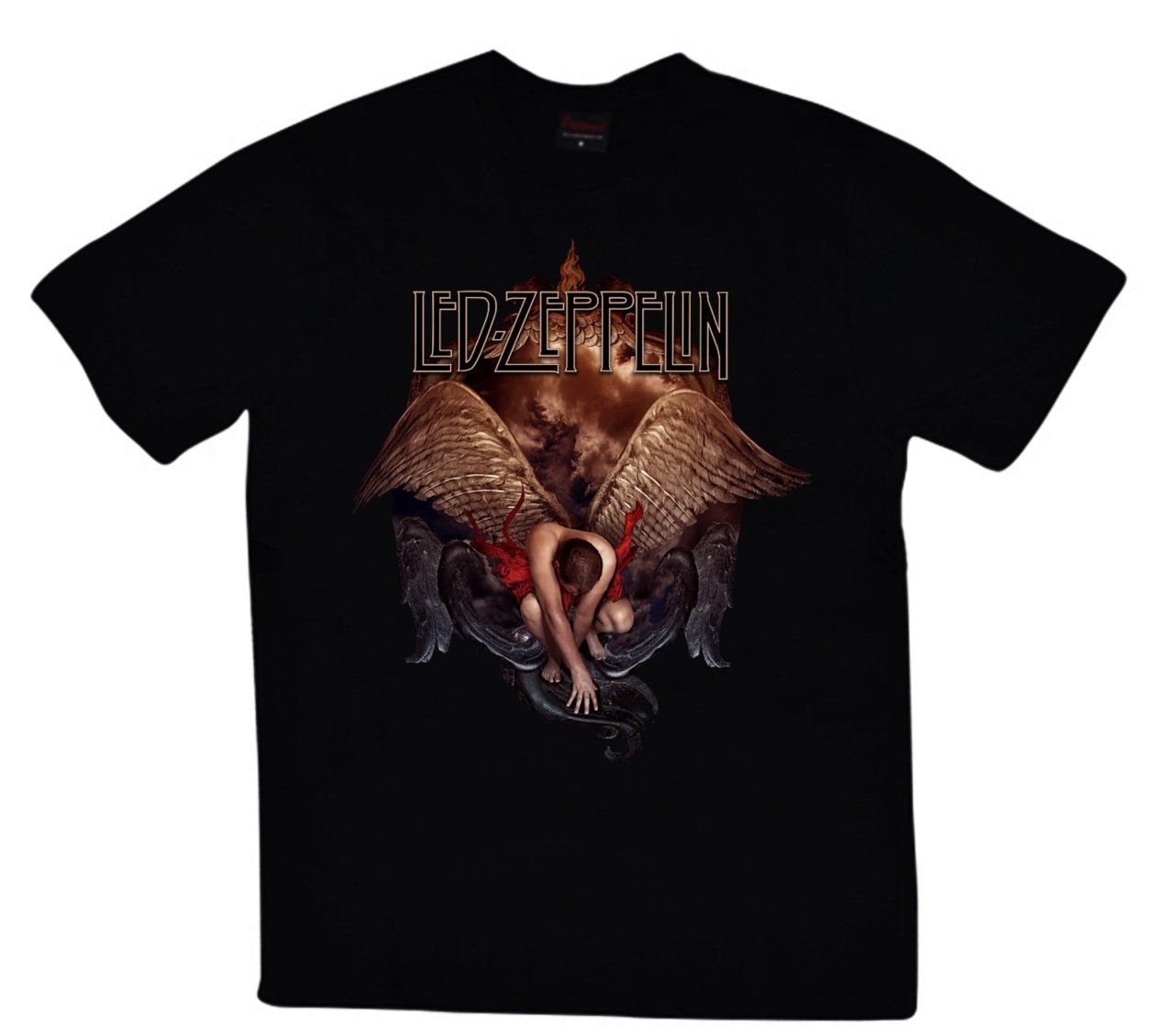 Led Zeppelin Baskılı T-shirt
