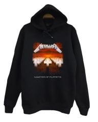 Metallica Baskılı Kapüşonlu Sweatshirt
