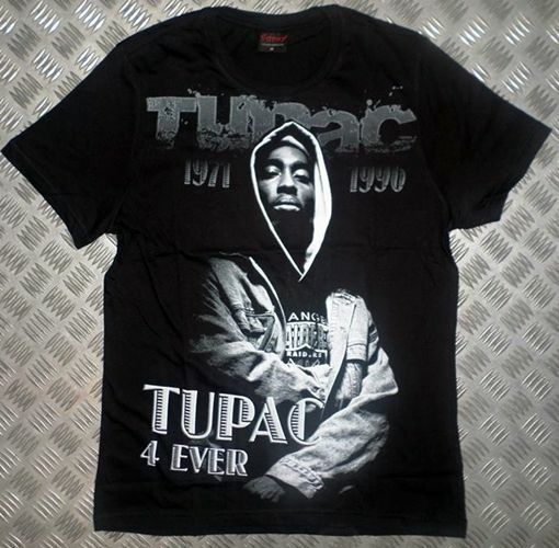 TUPAC Baskılı T-shirt