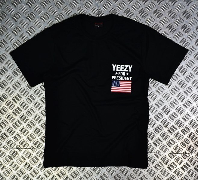 YEEZY FOR PRESIDENT Bask l T shirt XL S YAH