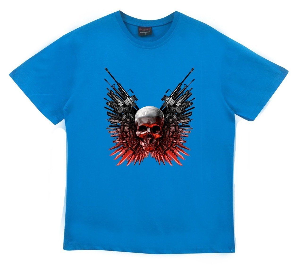 Kuru Kafa Baskılı T-shirt