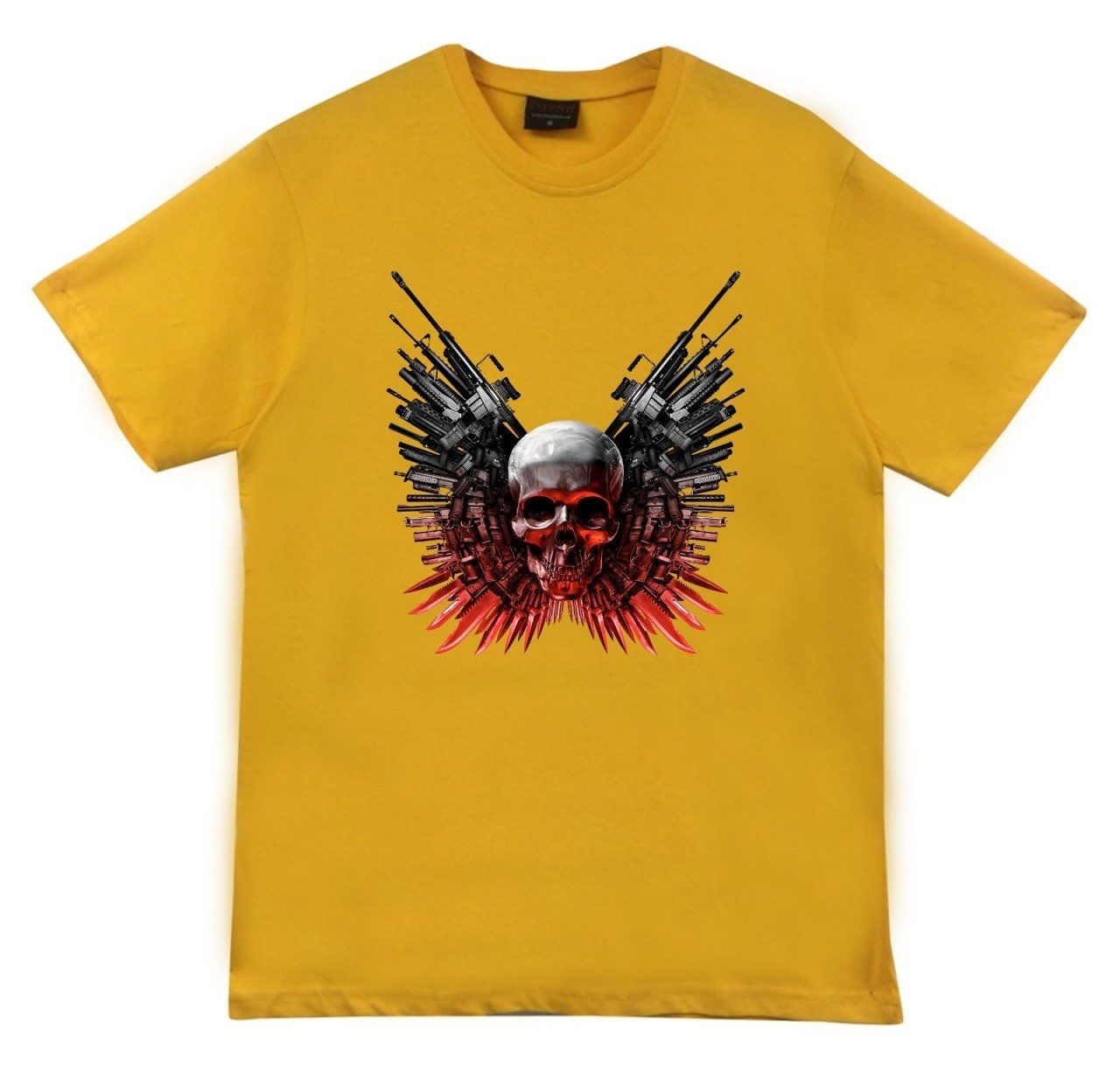 Kuru Kafa Baskılı T-shirt