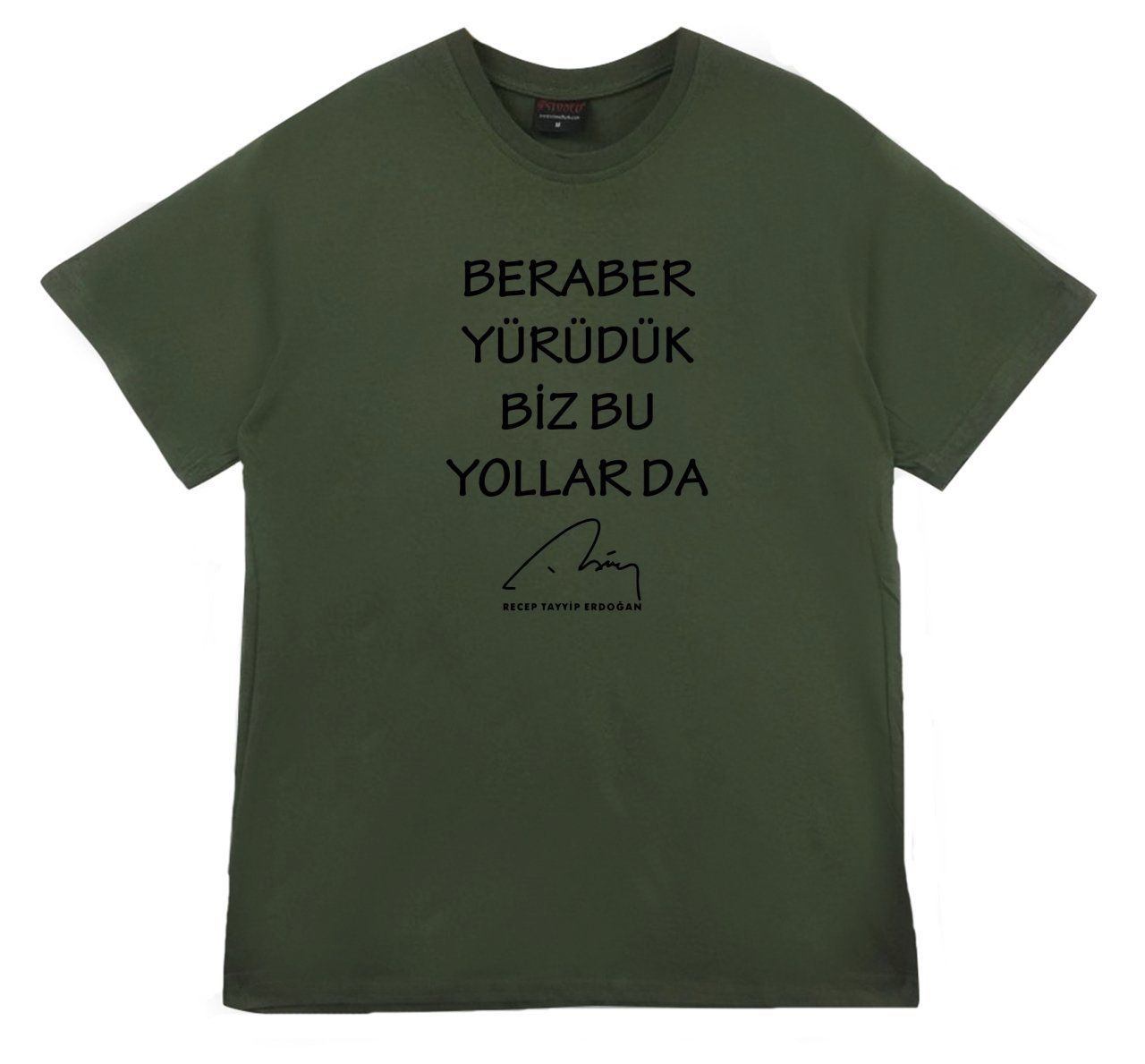 Recep Tayyip Erdoğan Baskılı T-shirt