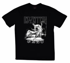 Led Zeppelin Baskılı T-shirt