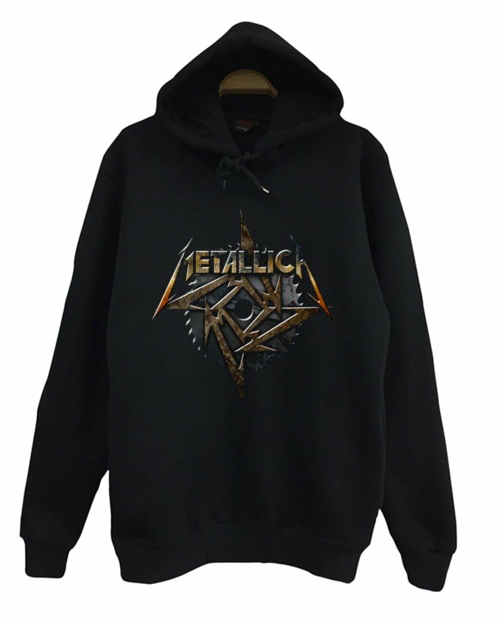 Metallica Baskılı Kapüşonlu Sweatshirt