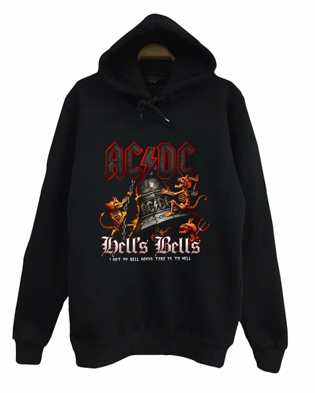 ACDC  Baskılı Sweatshirt