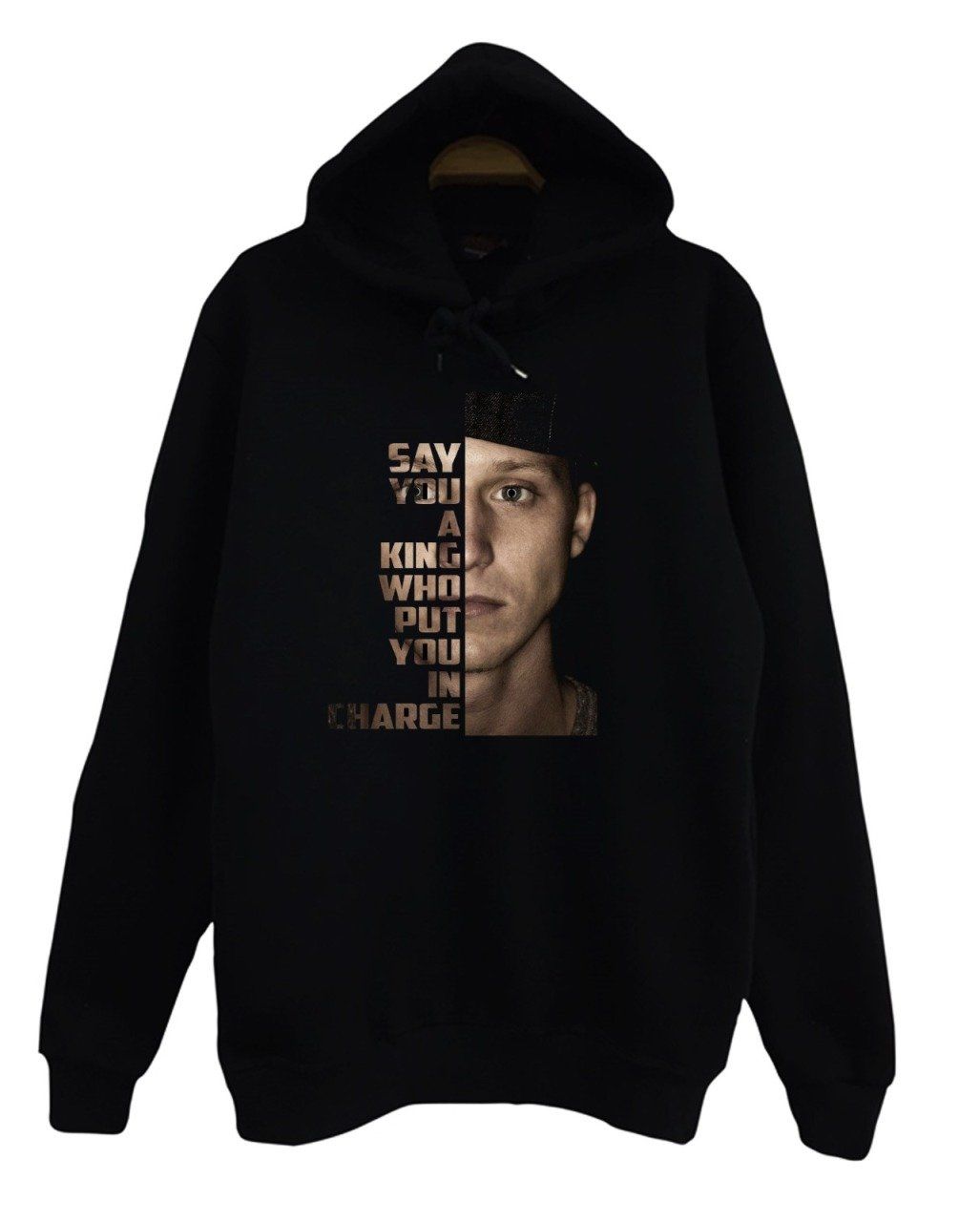 NF Baskılı Kapüşonlu Sweatshirt