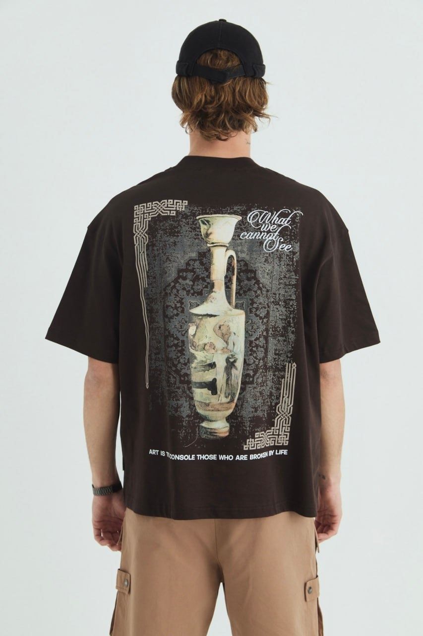 What we Cannot See Baskılı Unisex Oversize T-shirt