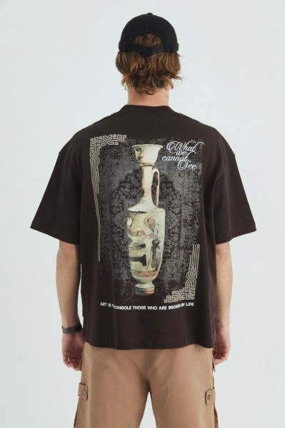 What we Cannot See Baskılı Unisex Oversize T-shirt