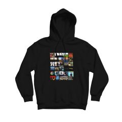 Pink Floyd Baskılı Kapşonlu Sweatshirt