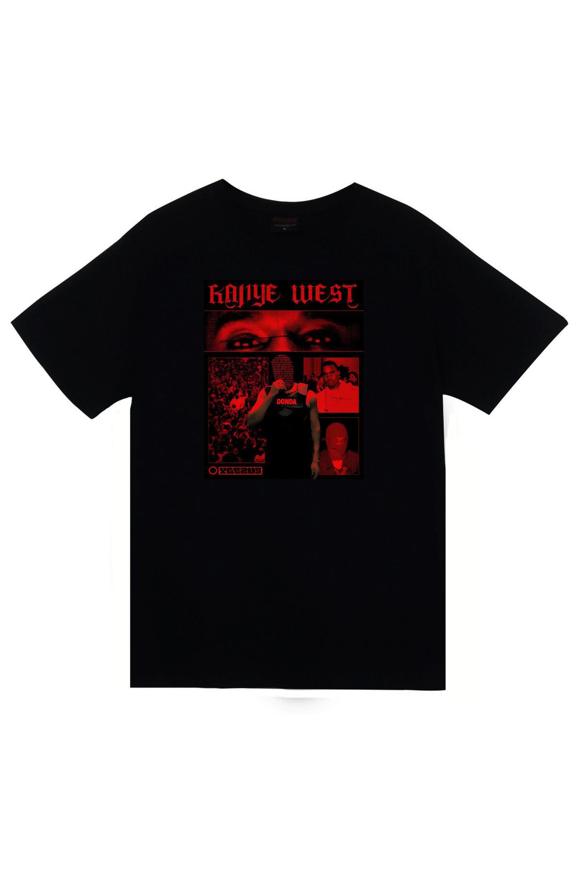 Playboi Carti Baskılı Unisex %100 Pamuk Siyah T-shirt