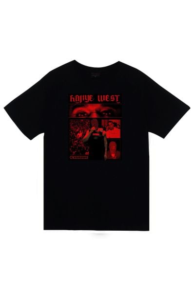 Playboi Carti Baskılı Unisex %100 Pamuk Siyah T-shirt