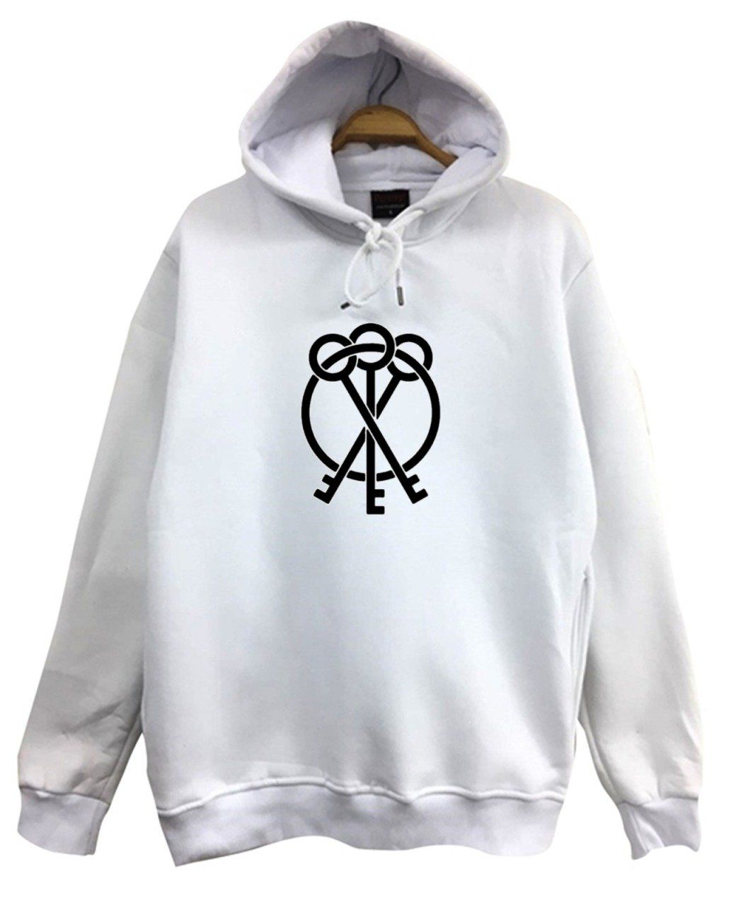 NF Baskılı Kapüşonlu Sweatshirt