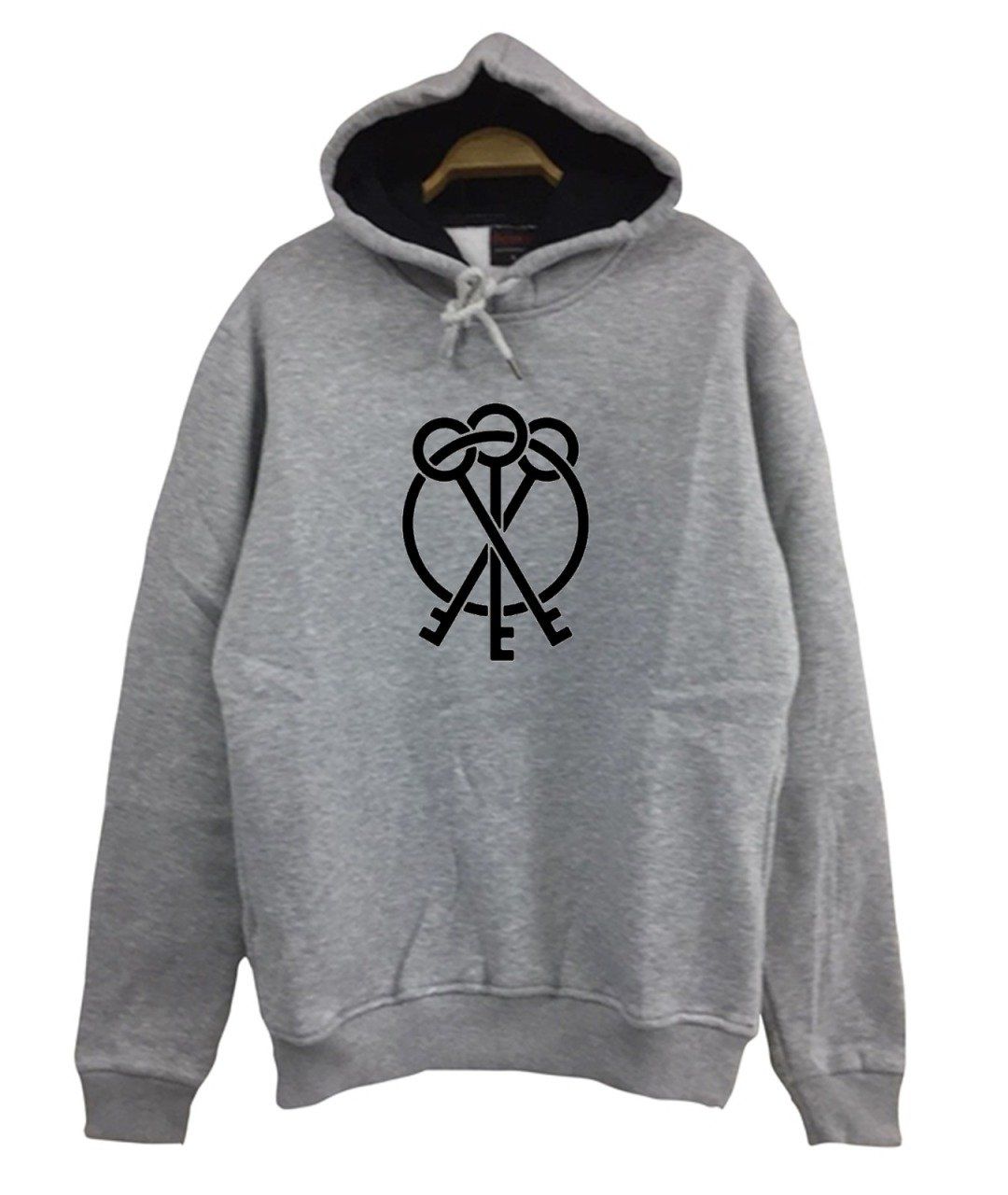 NF Baskılı Kapüşonlu Sweatshirt