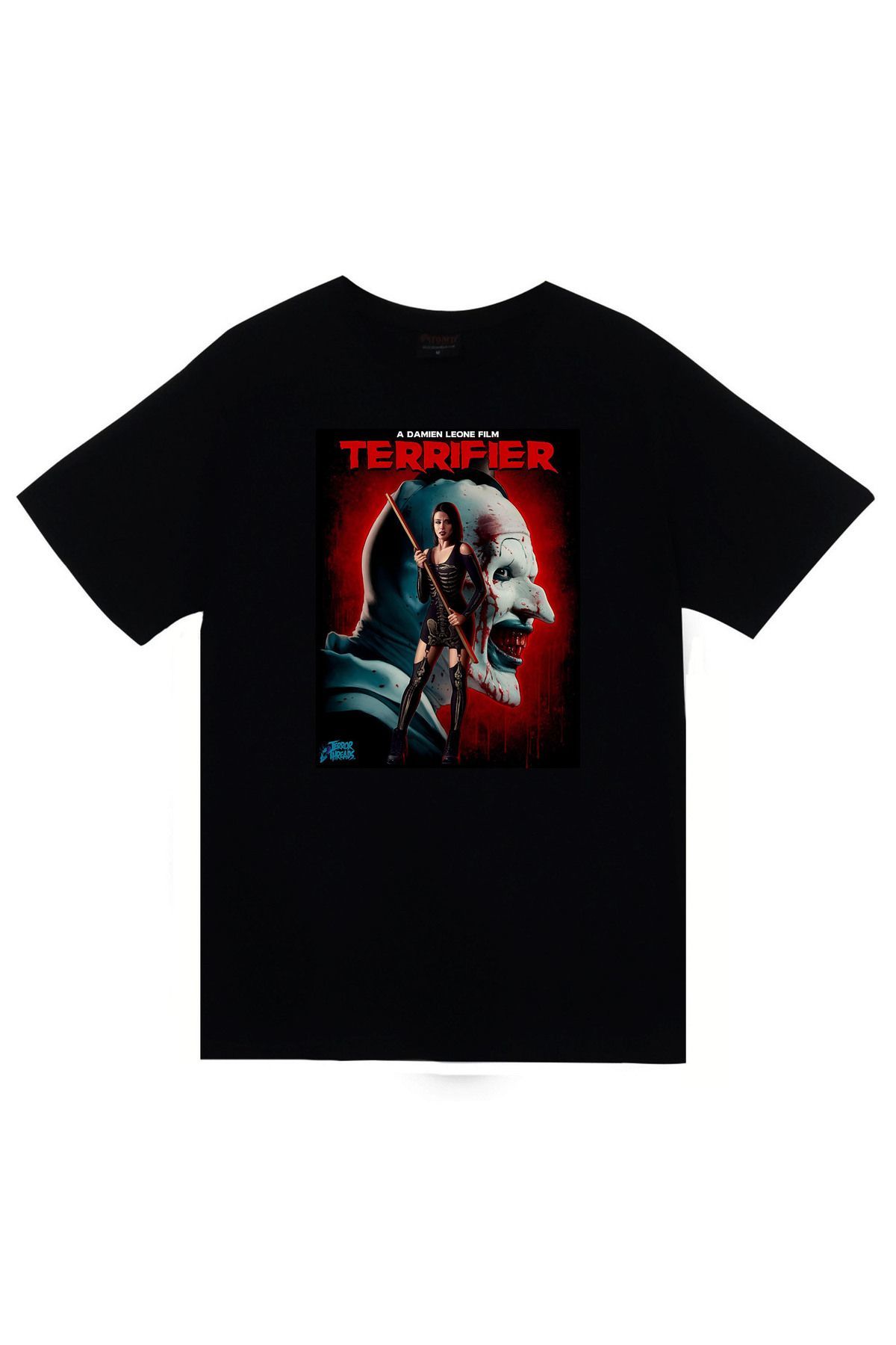Marilyn Manson Baskılı Unisex %100 Pamuk Siyah T-shirt