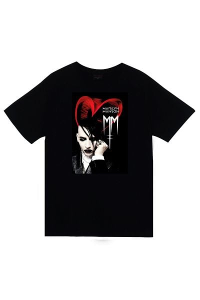 Three Days Grace Müzik Grubu Baskılı Unisex %100 Pamuk Siyah T-shirt