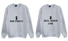 Our Stories Baskılı Sevgililer Günü Özel Sweatshirt
