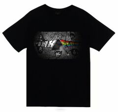 Pink Floyd Baskılı T-shirt