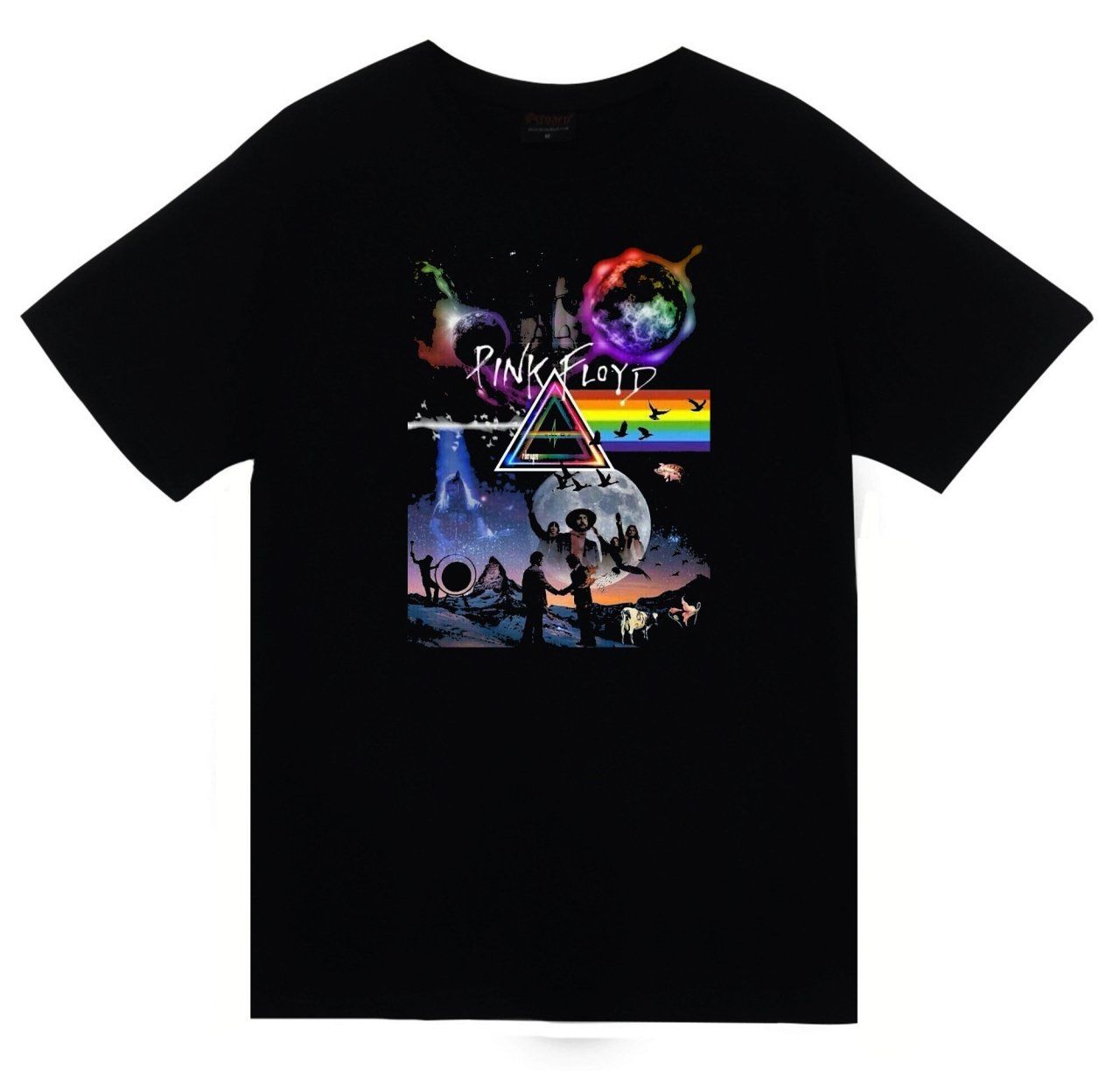 Pink Floyd Baskılı T-shirt