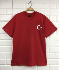 Ay Yıldız Baskılı T-shirt