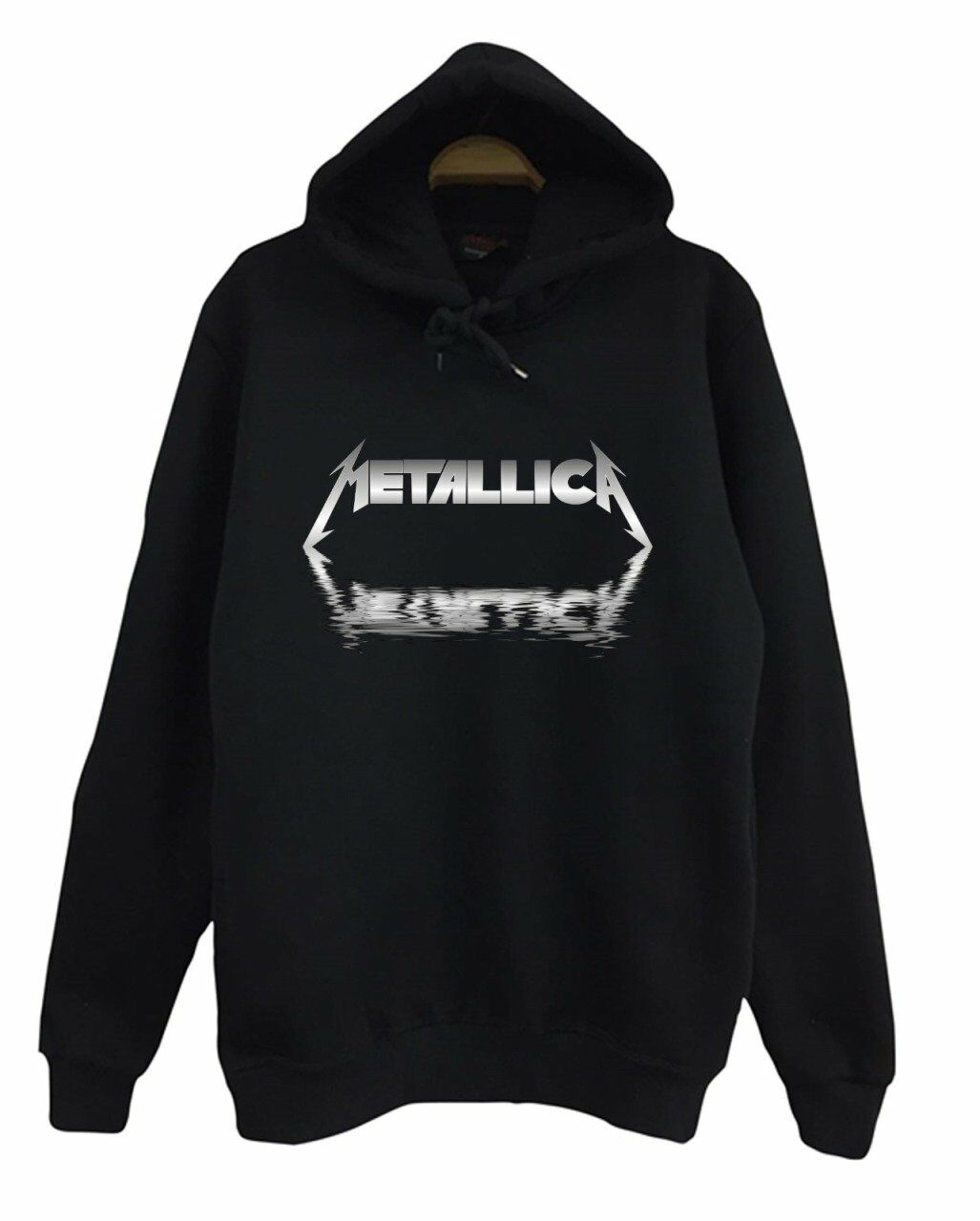 Metallica Baskılı Kapüşonlu Sweatshirt