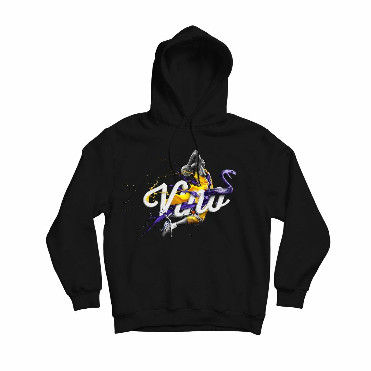 Kobe Bryant Bask l Kap onlu Sweatshirt