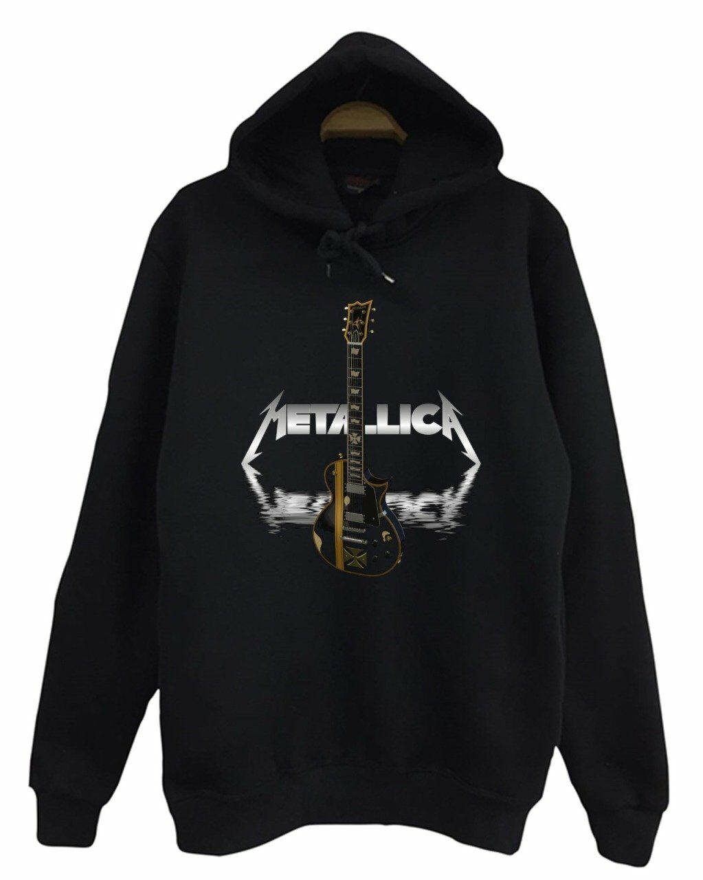Metallica Baskılı Kapüşonlu Sweatshirt