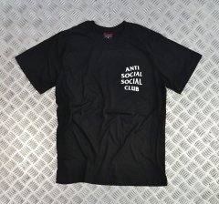 ANTI SOCIAL CLUB Baskılı T-shirt SİYAH - M