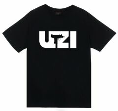 Uzi Baskılı T-shirt