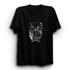 Attack On Titan Anime Baskılı Tshirt