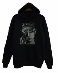 NF Baskılı Kapüşonlu Sweatshirt