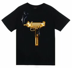 Uzi Baskılı T-shirt