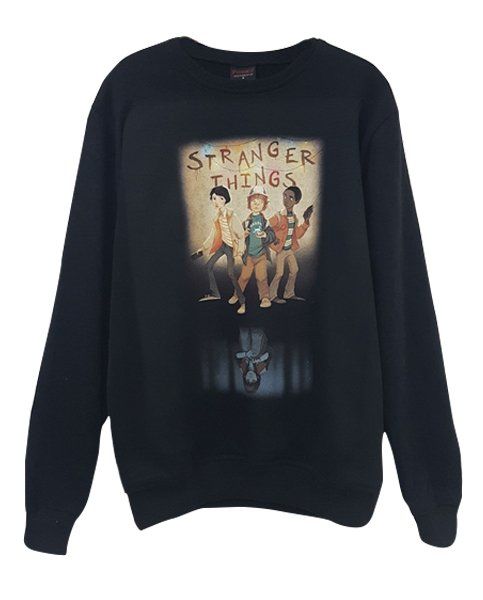 STRANGER THINGS Baskılı Sweatshirt