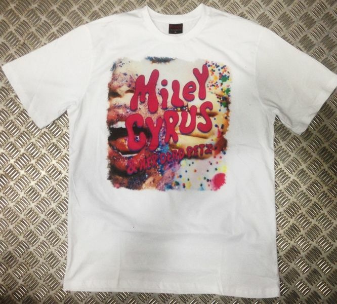 MILEY CYRUS Baskılı T-shirt